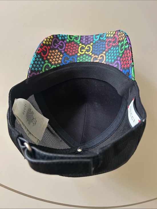 Gucci Rainbow GG Logo Mesh Baseball Cap main image 1